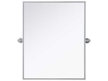 Elegant Lighting Amoura Silver Rectangular Wall Mirror EGMR6H2430SIL