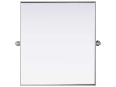 Elegant Lighting Amoura Silver Rectangular Wall Mirror EGMR6H2730SIL