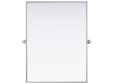 Elegant Lighting Amoura Silver Rectangular Wall Mirror EGMR6H4030SIL