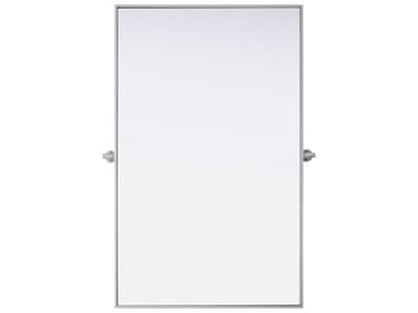 Elegant Lighting Amoura Silver Rectangular Wall Mirror EGMR6H4830SIL