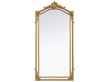 Elegant Lighting Madeline Distressed Gold Leaf Floor Mirror EGMR7A3466GF