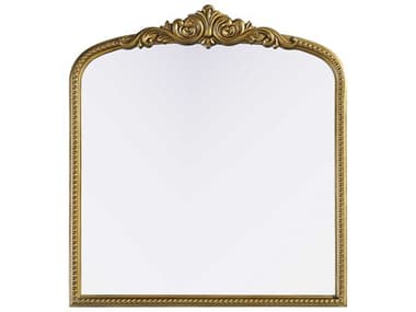 Elegant Lighting Naomi Distressed Antique Brass Wall Mirror EGMR7F3336AB