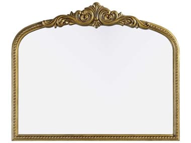 Elegant Lighting Naomi Distressed Antique Brass Wall Mirror EGMR7F3630AB