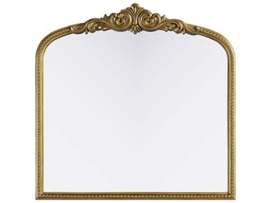 Elegant Lighting Naomi Distressed Antique Brass Wall Mirror EGMR7F3636AB