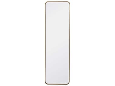Elegant Lighting Evermore Brass 18''W x 60''H Rectangular Wall Mirror EGMR801860BR