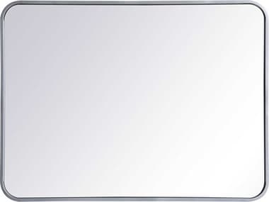 Elegant Lighting Evermore Silver 24''W x 32''H Rectangular Wall Mirror EGMR802432S