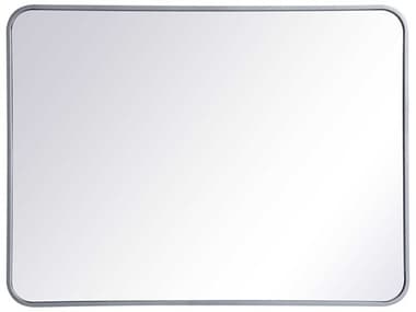 Elegant Lighting Evermore Silver 27''W x 36''H Rectangular Wall Mirror EGMR802736S