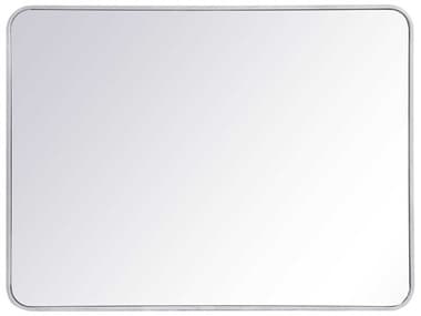 Elegant Lighting Evermore Silver 30''W x 40''H Rectangular Wall Mirror EGMR803040S