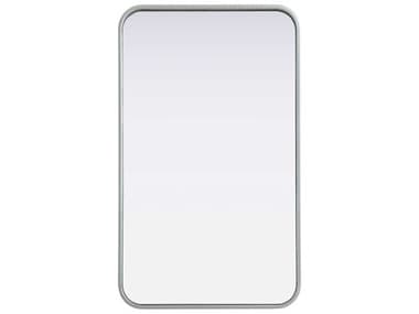 Elegant Lighting Remy Silver Rectangular Wall Mirror EGMR8A1830SIL