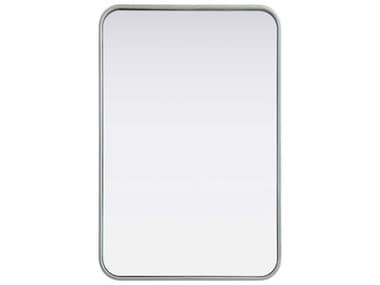 Elegant Lighting Remy Silver Rectangular Wall Mirror EGMR8A2030SIL