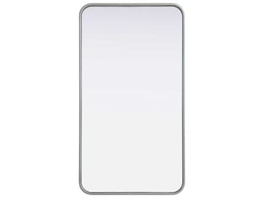 Elegant Lighting Remy Silver Rectangular Wall Mirror EGMR8A2036SIL