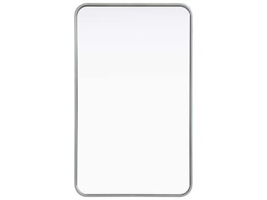 Elegant Lighting Remy Silver Rectangular Wall Mirror EGMR8A2236SIL