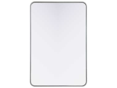 Elegant Lighting Remy Silver Rectangular Wall Mirror EGMR8A2740SIL