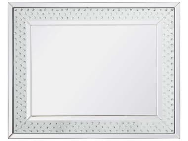 Elegant Lighting Sparkle 32''W x 40''H Rectangular Wall Mirror EGMR913240