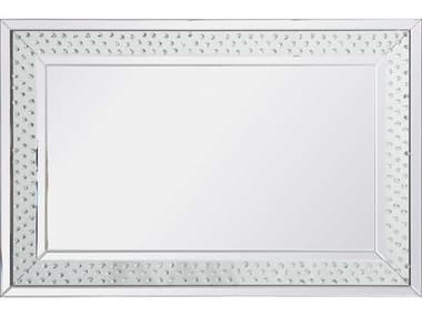 Elegant Lighting Sparkle 32''W x 48''H Rectangular Wall Mirror EGMR913248