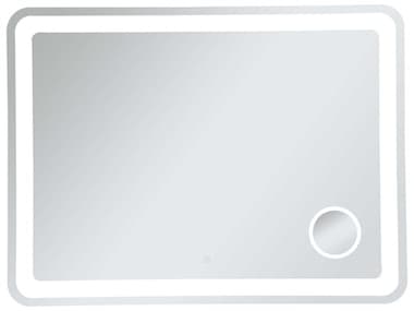 Elegant Lighting Lux Glossy White 48''W x 36''H Rectangular LED Wall Mirror EGMRE53648