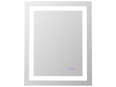 Elegant Lighting Riven White Rectangular Wall Mirror EGMRE82430
