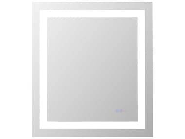 Elegant Lighting Riven White Rectangular Wall Mirror EGMRE82730