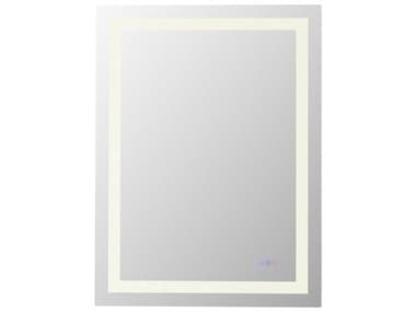 Elegant Lighting Riven White Rectangular Wall Mirror EGMRE83040