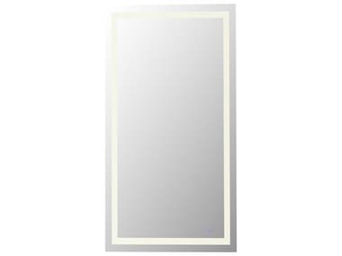 Elegant Lighting Riven White Rectangular Wall Mirror EGMRE83672