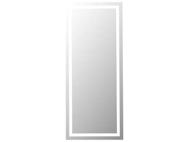 Elegant Lighting Riven White Rectangular Wall Mirror EGMRE84272