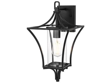 Elegant Lighting Belgrade 1-Light Outdoor Wall Light EGOD311W19BK