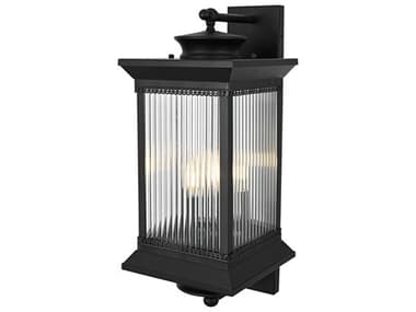 Elegant Lighting Collins 3-Light Outdoor Wall Light EGOD316W24BK