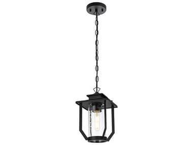 Elegant Lighting Sepviva 1-Light Outdoor Hanging Light EGOD323H13BK