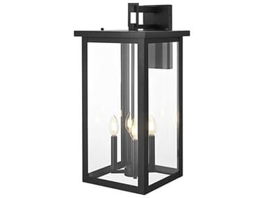 Elegant Lighting Venango 4-Light Outdoor Wall Light EGOD324W26BK