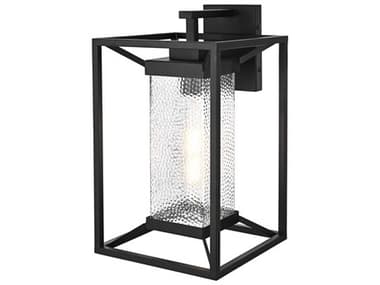 Elegant Lighting Willington 1-Light Outdoor Wall Light EGOD329W17BK
