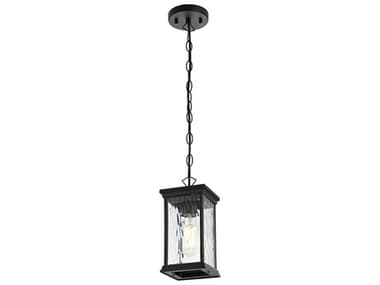 Elegant Lighting Mascher 1-Light Outdoor Hanging Light EGOD336H11BK