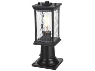 Elegant Lighting Mascher 1-Light Outdoor Post Light EGOD336P14BK