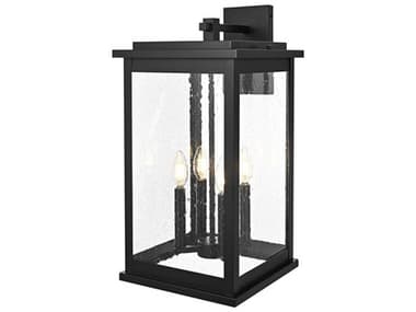 Elegant Lighting Ringgold 4-Light Outdoor Wall Light EGOD350W22BK