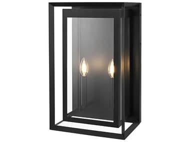 Elegant Lighting Etting 2-Light Outdoor Wall Light EGOD355W20BK