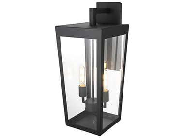 Elegant Lighting William 2-Light Outdoor Wall Light EGOD405W24BK