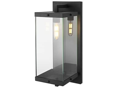 Elegant Lighting Julien 1-Light Outdoor Wall Light EGOD408W21BK