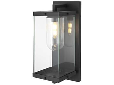 Elegant Lighting Keaton 1-Light Outdoor Wall Light EGOD409W21BK
