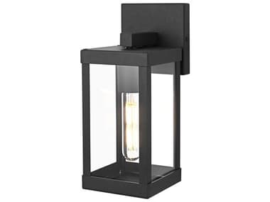 Elegant Lighting Peter 1-Light Outdoor Wall Light EGOD413W11BK