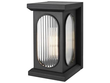 Elegant Lighting Sevyn 1-Light Outdoor Wall Light EGOD417W14BK