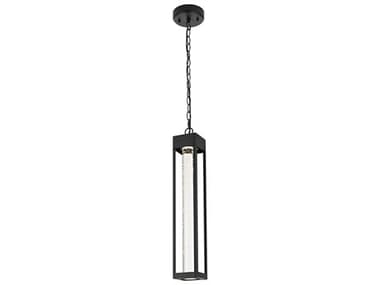 Elegant Lighting Amaris 1-Light Outdoor Hanging Light EGOD604H23BK