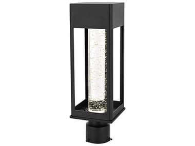 Elegant Lighting Amaris 1-Light Outdoor Post Light EGOD604P18BK