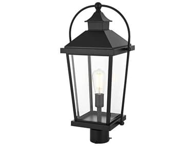 Elegant Lighting Luz 1-Light Outdoor Post Light EGOD605P23BK