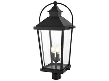 Elegant Lighting Luz 3-Light Outdoor Post Light EGOD605P27BK