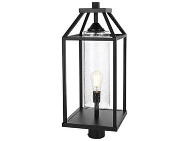Elegant Lighting Zora 1-Light Outdoor Post Light EGOD606P26BK
