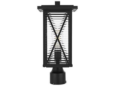 Elegant Lighting Jada 1-Light Outdoor Post Light EGOD607P16BK