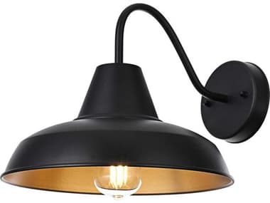 Elegant Lighting Tinsley 1-Light Outdoor Wall Light EGOD610W15BK