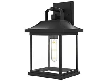 Elegant Lighting Saul 1-Light Outdoor Wall Light EGOD612W13BK