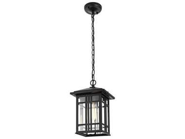 Elegant Lighting Harley 1-Light Outdoor Hanging Light EGOD613H11BK