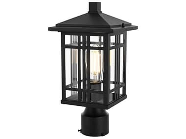 Elegant Lighting Harley 1-Light Outdoor Post Light EGOD613P14BK