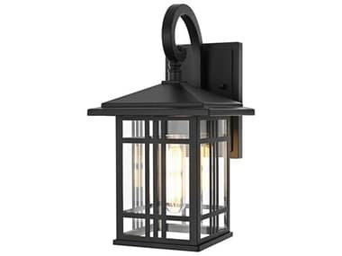 Elegant Lighting Harley 1-Light Outdoor Wall Light EGOD613W12BK